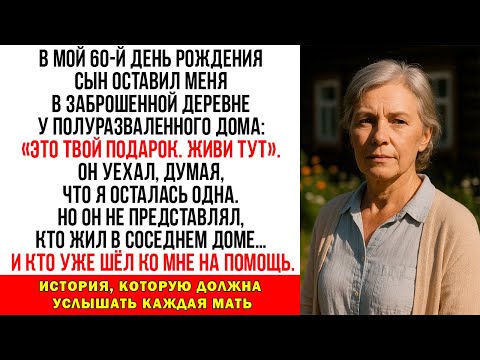 Видео: Сын бросил меня в деревне у разваленного дома. Но он не знал, кто был моим соседом