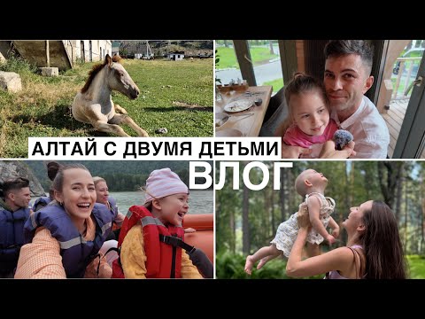 Видео: Алтай с Двумя Детьми // Муж Встретил Медведя // Рафтинг по Катуни