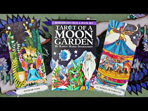 Видео: Рисованное таро "Moon garden tarot"