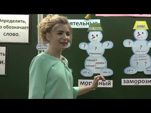 Видео: Начальные классы, русский язык 3 класс. Открытый урок Елкиной Дарии Николаевны