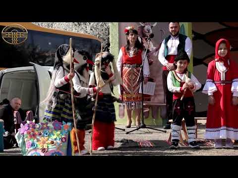 Видео: Детски фолкорен празник Деца играят на кукери, село Кабиле 2024г