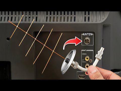 Видео: Как сделать самую мощную антенну в мире! Подключите к телевизору и смотрите все каналы