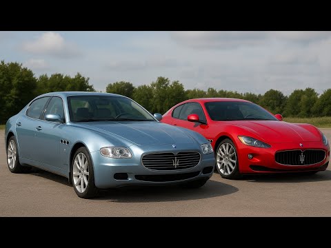Видео: Итальянские янгтаймеры: Maserati Quatroporte, Maserati Granturismo.