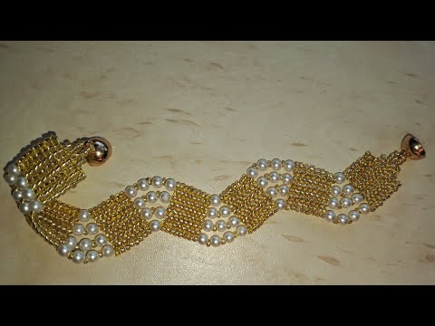Видео: БИСЕР ден БРАСЛЕТ бисерден білезік жасау