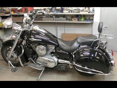 Видео: Kawasaki VN 1600 Vulcan - кофры, защита картера.
