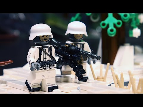 Видео: ЛЕГО Самоделка ВОВ - Немцы в Зимнем Лесу. LEGO Master  Cамоделки из ЛЕГО