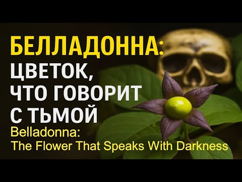 Видео: Белладонна: Цветок, Что Говорит с Тьмой / Belladonna: The Flower That Speaks With Darkness