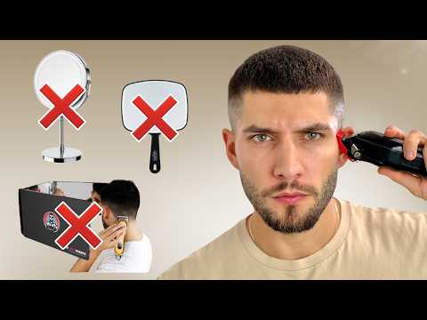 Видео: ЛУЧШЕЕ расположение зеркала для самостоятельной стрижки | Как подстричься самостоятельно