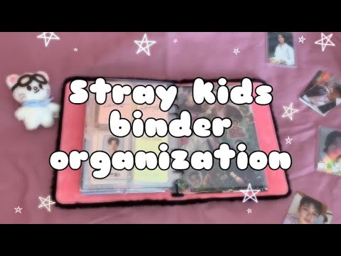 Видео: организация биндера stray kids, bang chan photocards sorting