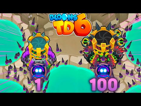 Видео: Bloons TD 6 | Обновление 48 | Парагон Шипового Завода 100-й СТЕПЕНИ | Самый сильный парагон!?