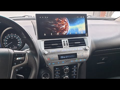 Видео: Магнитола в стиле Lexus для Toyota Prado 150