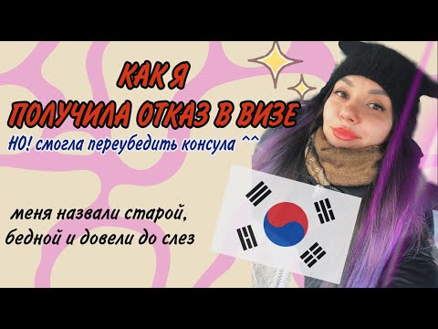 Видео: Получение визы в Корею: час допроса, отказ консула, слезы и победа.