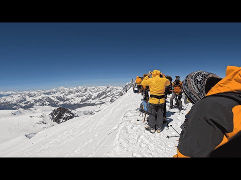 Видео: Skitouring - Breithorn 4160m / Ски туринг - Брайтхорн 🇨🇭