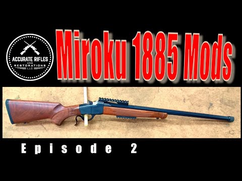 Видео: Винчестер (Мироку) 1885 г., дульная часть ствола, коронка и резьба