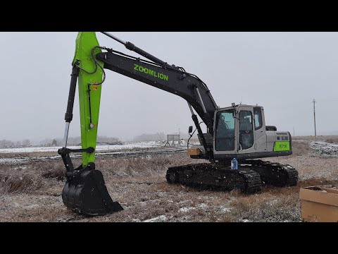 Видео: как я получал новый экскаватор Зумлион Китай в моде) часть 1