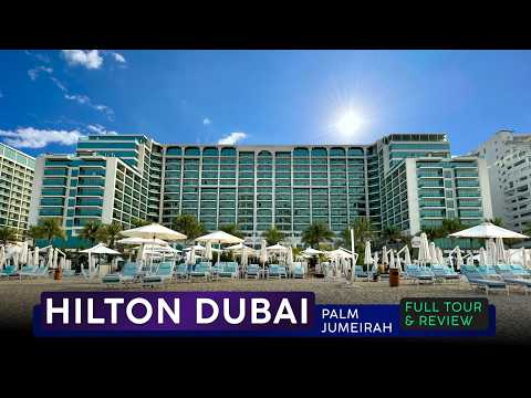 Видео: HILTON DUBAI PALM JUMEIRAH · Обзор курорта · Дубай, ОАЭ 🇦🇪 · Большой семейный отдых