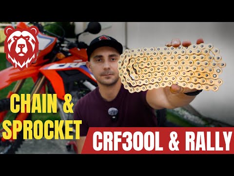 Видео: Замена цепи и звездочек CRF300L и Rally
