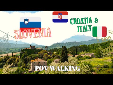 Видео: ISTRIA \ Истрия - POV прогулка по Словении,Хорватии и Италии | 4k Video 60fps