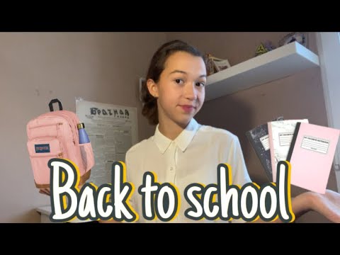 Видео: Back to school 🏫/ 8 класс / канцелярия 📓/ одежда 👔