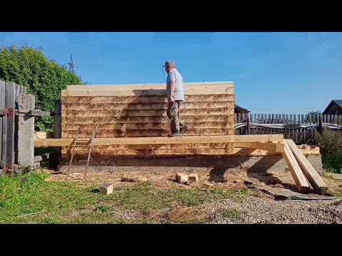 Видео: Строим баню