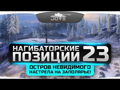 Видео: Остров Невидимого Настрела! Нагибаторские Позиции World Of Tanks #23.