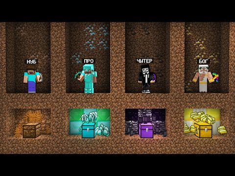 Видео: КЛАД МАЙНКРАФТ: НУБ ПРОТИВ ПРО ПРОТИВ ЧИТЕР ПРОТИВ БОГ БАТЛ | Компот Minecraft