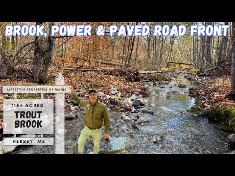 Видео: Продаётся деревенский дом площадью 115 акров | Недвижимость в штате Мэн