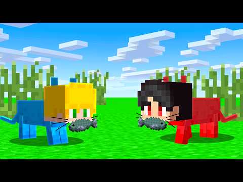 Видео: Жизнь КОТА в Minecraft!