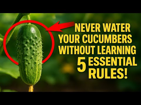 Видео: Никогда не поливайте огурцы, не выучив эти 5 важных правил! Весь ваш урожай под угрозой.
