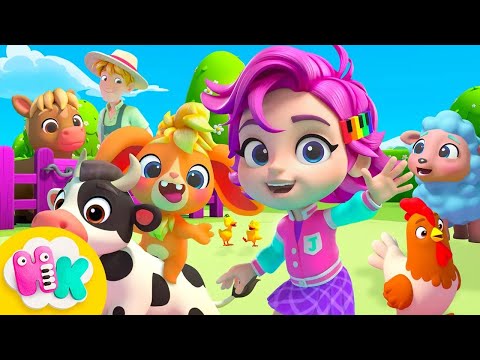 Видео: Фермер Макдональд 🐮 Ия Ия Йо песня 🐓 HeyKids - Мультики для детей