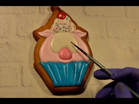 Видео: Имбирный пряник.  Свинка. Символ нового года