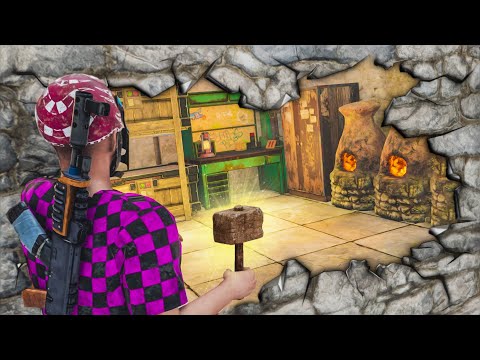 Видео: RUST - Зарейдил Дом Киянкой. Тотальный Контроль территории в Зиме.