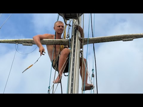 Видео: Подключаем радар. Отвозим мотор с тузика на обслуживание. Зачистили винт.