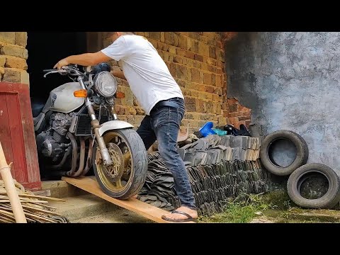 Видео: Восстановление мотоцикла Honda CB400 - Honda CB400 - мой юношеский мотоцикл мечты