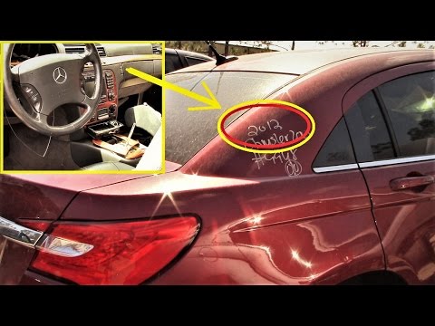 Видео: Новые машины за 500 долларов на американской свалке/ S430, Линкольн и другие