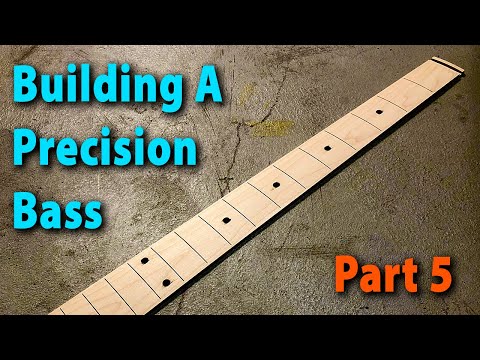 Видео: Сборка точной бас-гитары. Часть 5. Изготовление грифа.