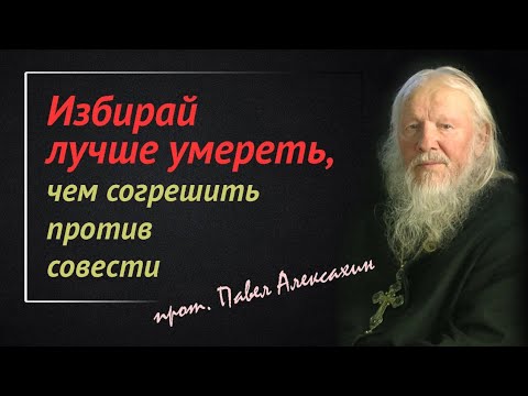 Видео: Молись и трудись! О совести. Значение слов. О грехах ::: Наставления протоиерея Павла Алексахина