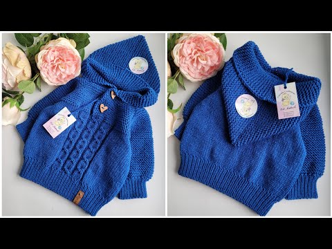 Видео: ВЯЗАНАЯ ДЕТСКАЯ ТОЛСТОВКА СПИЦАМИ/ ОТ 0 ДО ГОДА/ 2 ЧАСТЬ.