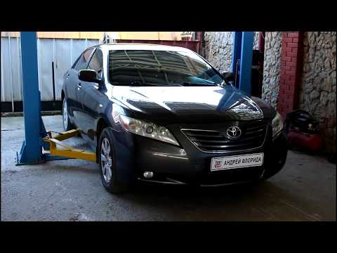 Видео: Toyota Camry XV40 Тойота Камри 2007 года 2,4 Сайлентблоки переднего рычага отходили не долго