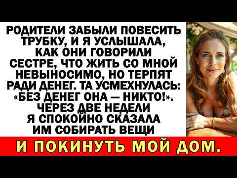Видео: Услышала, как родители сказали: «С ней невозможно жить!». Через две недели я ответила.