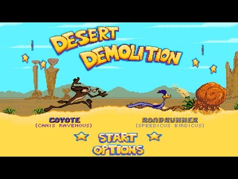 Видео: DESERT DEMOLITION -  Road Runner прохождение SEGA Mega Drive (Genesis) [004]