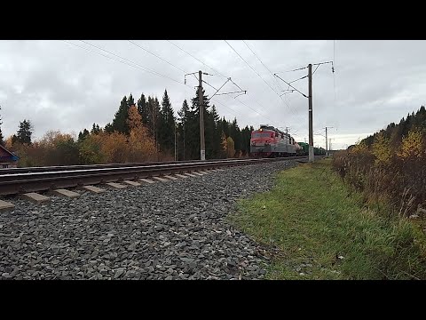 Видео: ВЛ80С-2744 НА ПЕРЕГОНЕ ПОЗДИНО ПОЛОЙ