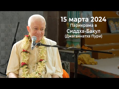 Видео: 15 марта 2024 Парикрама в Сиддха-Бакул (Джаганнатха Пури)
