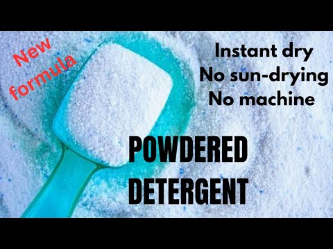 Видео: СДЕЛАЙТЕ БЫСТРОДЕЙСТВУЮЩЕЕ СУХОЕ СТИРАЛЬНОЕ СРЕДСТВО ДЛЯ БИЗНЕСА
