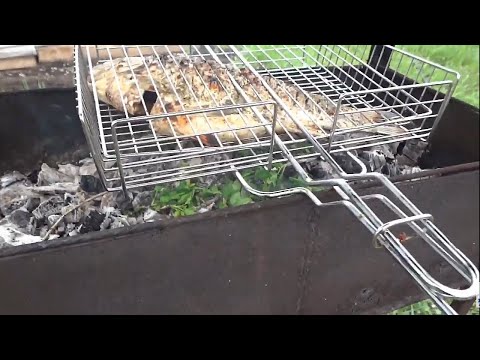 Видео: Жареный Карась На Мангале. Как приготовить рыбу на углях | Илюха Ловит