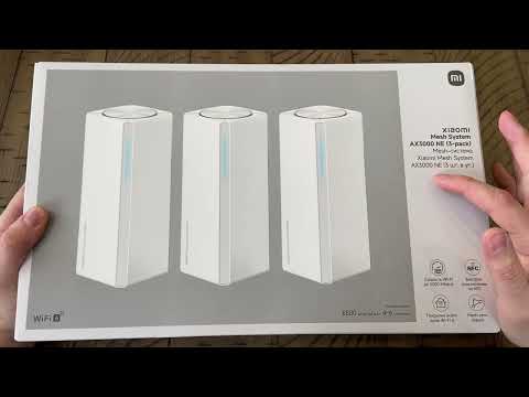 Видео: Xiaomi Mesh System AX3000 NE (3-pack) Распаковка и настройка Mesh-системы