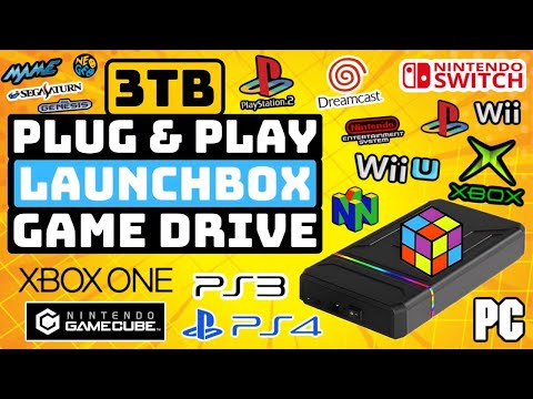 Видео: Игровой накопитель Plug & Play на 3 ТБ с тысячами игр для PS3, PS4, Xbox One, Xbox Switch и многи...