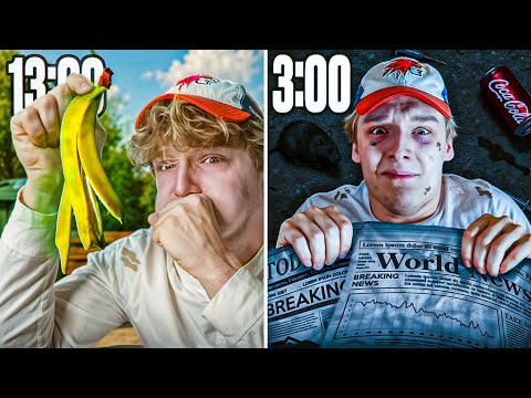 Видео: Я Прожил 24 Часа КАК БОМЖ