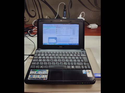 Видео: MSI U90 MS-N811 разборка\замена термопасты
