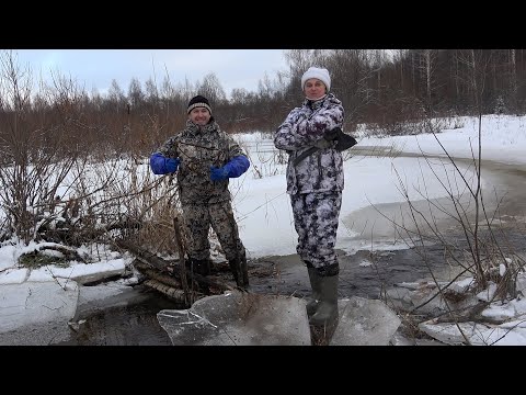 Видео: С Верой на бобра #36.1 \ Установка капканов / beaver trap